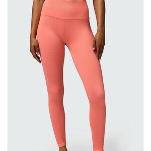 Spiritual Gangster Icon High waisted Crop Legging, paradise pink Peach  M/L